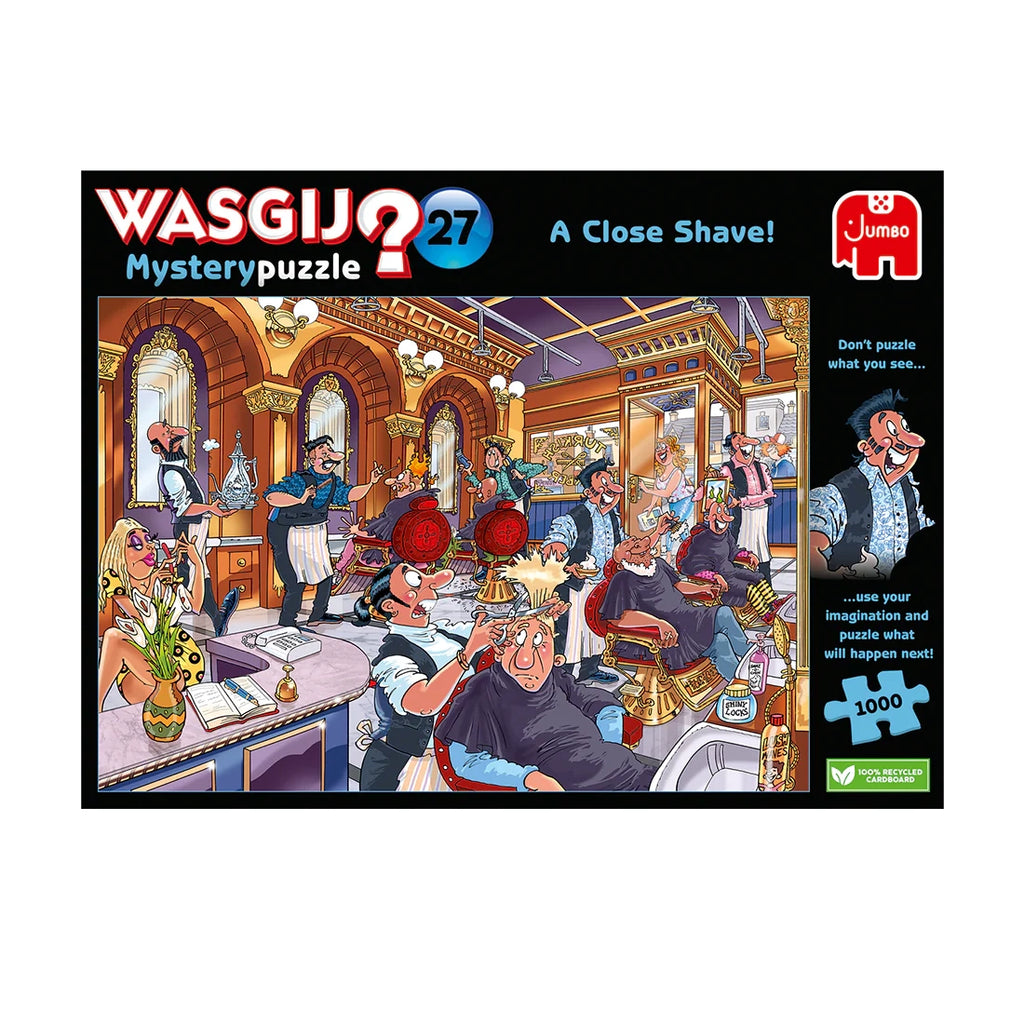Wasgij Mystery 27 - A Close Shave - Wasgij - 1000pc - Brain Spice