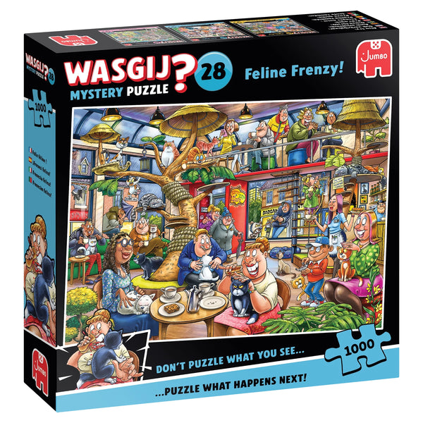 Wasgij Mystery 28 - Feline Frenzy - Wasgij - 1000pc - Brain Spice