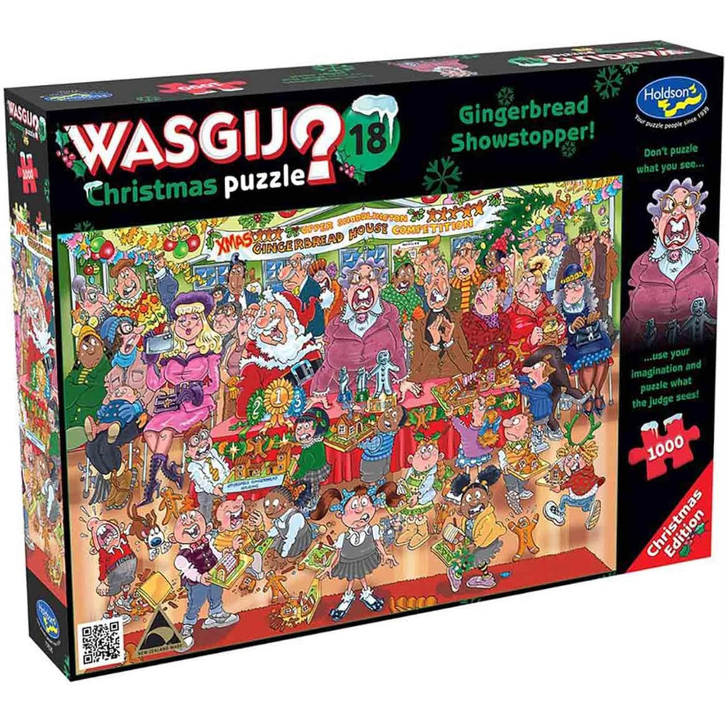 Wasgij Xmas 18 - Gingerbread Showstopper - Brain Spice