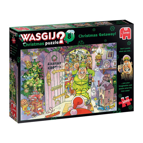 Wasgij Xmas 8 Xmas Getaway - Wasgij - 1000 pc - Brain Spice