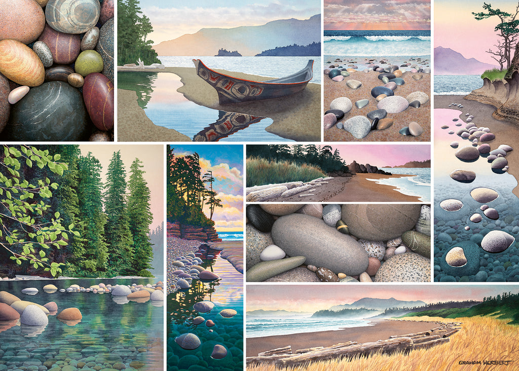West Coast Tranquility - Jigsaw 1000pc - Brain Spice
