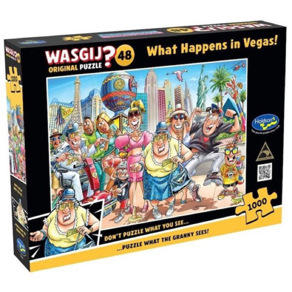 What Happens in Vegas - Wasgij 48 - Jigsaw 1000pc - Brain Spice