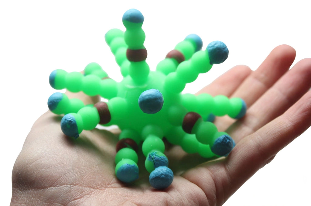 Wiggly Jiggly Atom Ball Stress Relief Toy - Brain Spice