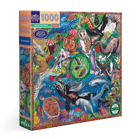 Wild World - Jigsaw 1000pc - Brain Spice
