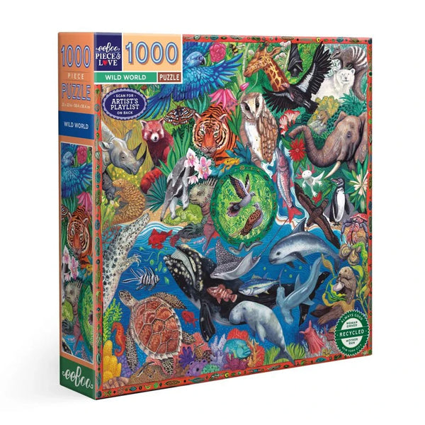 Wild World - Jigsaw 1000pc - Brain Spice