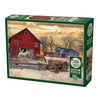 Winter on the Farm - Jigsaw 1000pc - Brain Spice