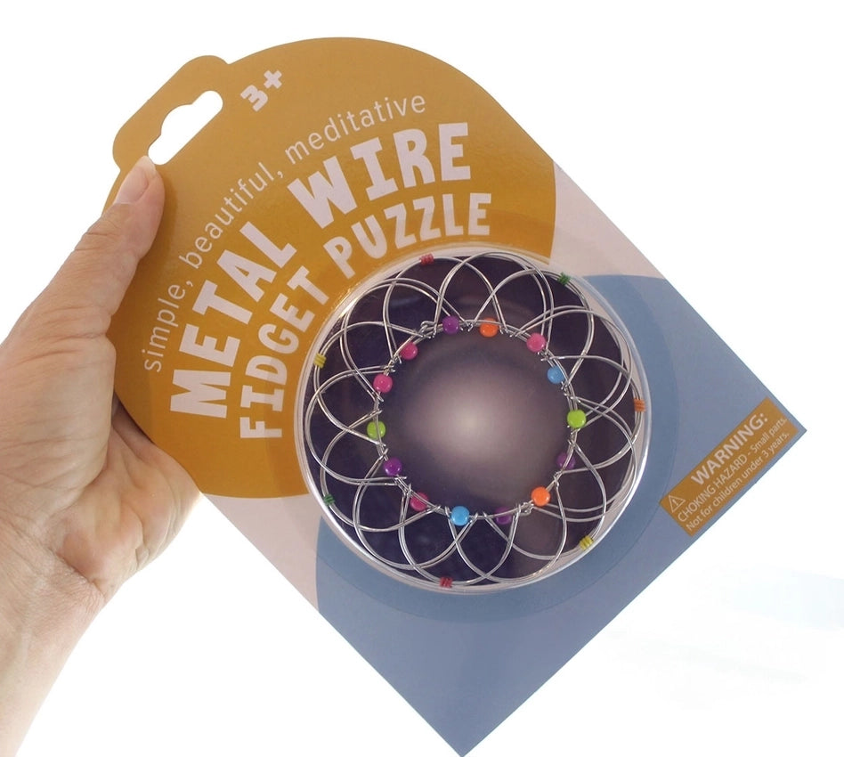 Wire Infinity Flower Stress Fidget Toy - Brain Spice