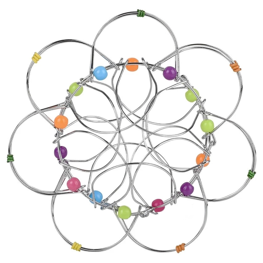 Wire Infinity Flower Stress Fidget Toy - Brain Spice