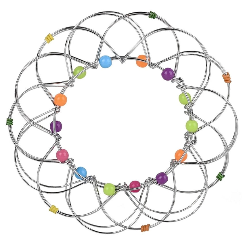 Wire Infinity Flower Stress Fidget Toy - Brain Spice