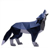 Wolf Origami Model - 3D Paper Art - Brain Spice