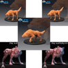 Wolves Set A - 5 Figurines - Brain Spice