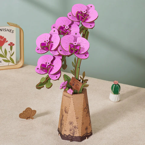 Wood Bloom Purple Moth Orchid - Brain Spice