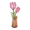 Wooden Bloom Pink Tulip - Brain Spice