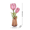 Wooden Bloom Pink Tulip - Brain Spice