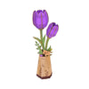 Wooden Bloom Purple Tulip - Brain Spice