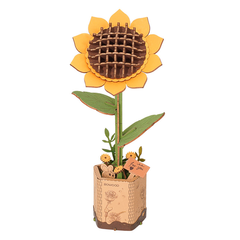 Wooden Bloom Sunflower - Brain Spice