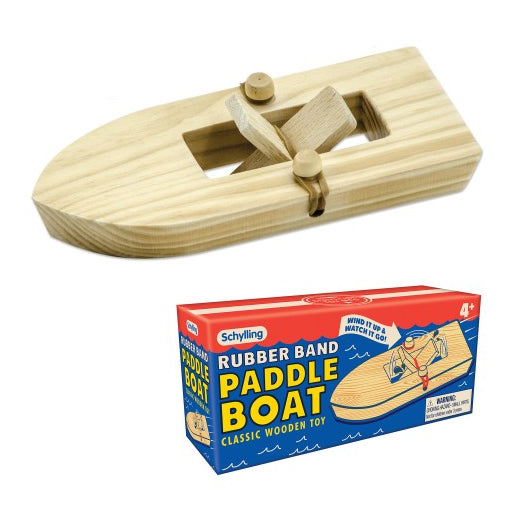 Wooden Paddle Boat - Brain Spice