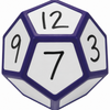Write On Wipe Off 12-Sided Dice - Brain Spice