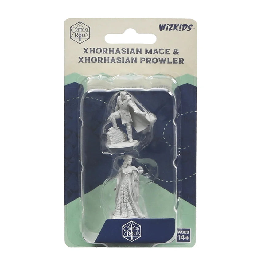 Xhorhasian Mage and Prowler - D&D Critical Role Unpainted Miniatures - Brain Spice