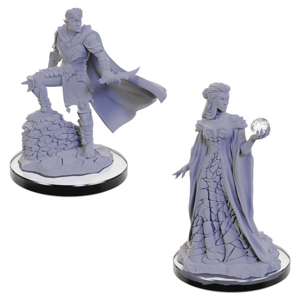 Xhorhasian Mage and Prowler - D&D Critical Role Unpainted Miniatures - Brain Spice