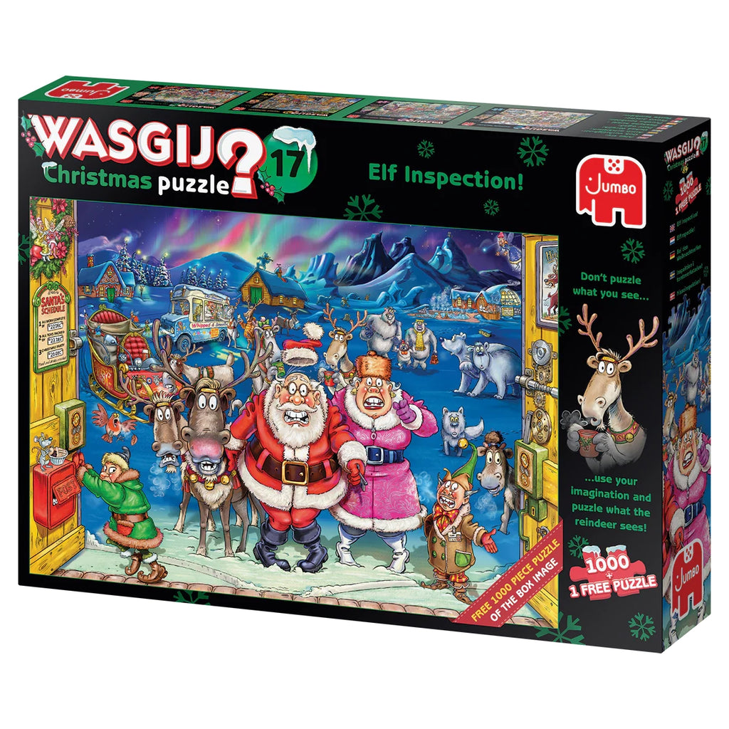 Xmas 17 - Elf Inspection - Wasgij - 1000pc - Brain Spice