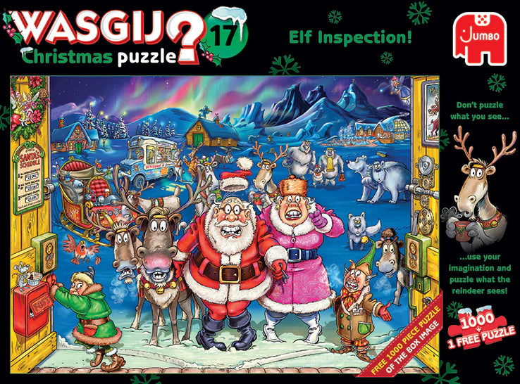 Xmas 17 - Elf Inspection - Wasgij - 1000pc - Brain Spice