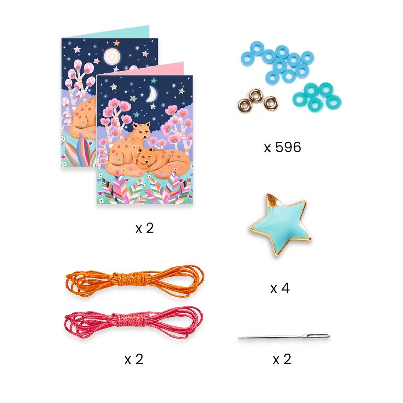 You & Me Heishi Stars Beads Set - Brain Spice
