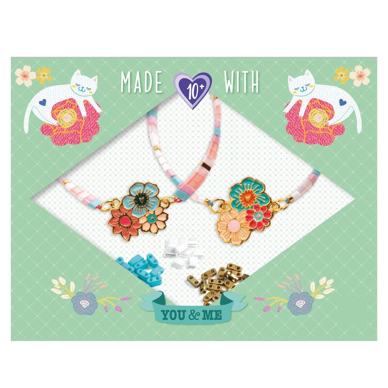 You & Me Tila & Flowers Beads Set - Brain Spice