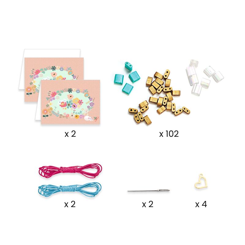 You & Me Tila & Flowers Beads Set - Brain Spice