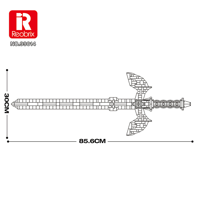 Zelda Master Sword - 820pc - Brain Spice