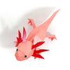 Axolotl Origami Table Lamp - 3D Paper Art - Brain Spice