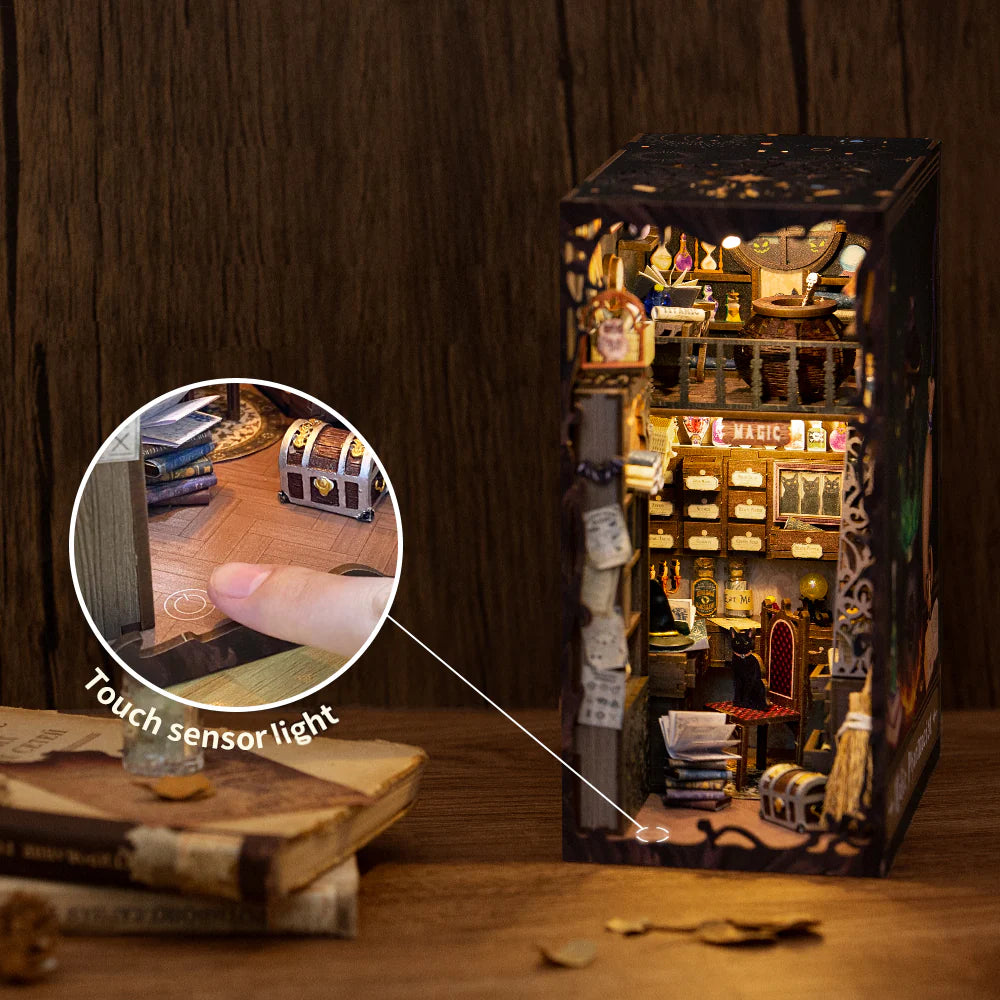 Magic Pharmacist - Book Nook Kit with Dust Cover - Brain Spice
