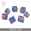 Magical Mine - Handmade Dice - 7-Dice Set - Brain Spice