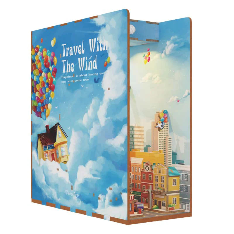 Travel with the Wind - Miniature House Book Nook Kit - Brain Spice
