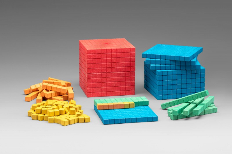 Base Ten Set - RE-Wood - 141 pcs - Brain Spice