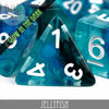 Jellyfish - Glow In the Dark - 7-Dice Set - Brain Spice