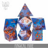 Magical Mine - Handmade Dice - 7-Dice Set - Brain Spice