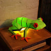 Papercraft world, origami models, 3D paper art, Brain Spice, frog