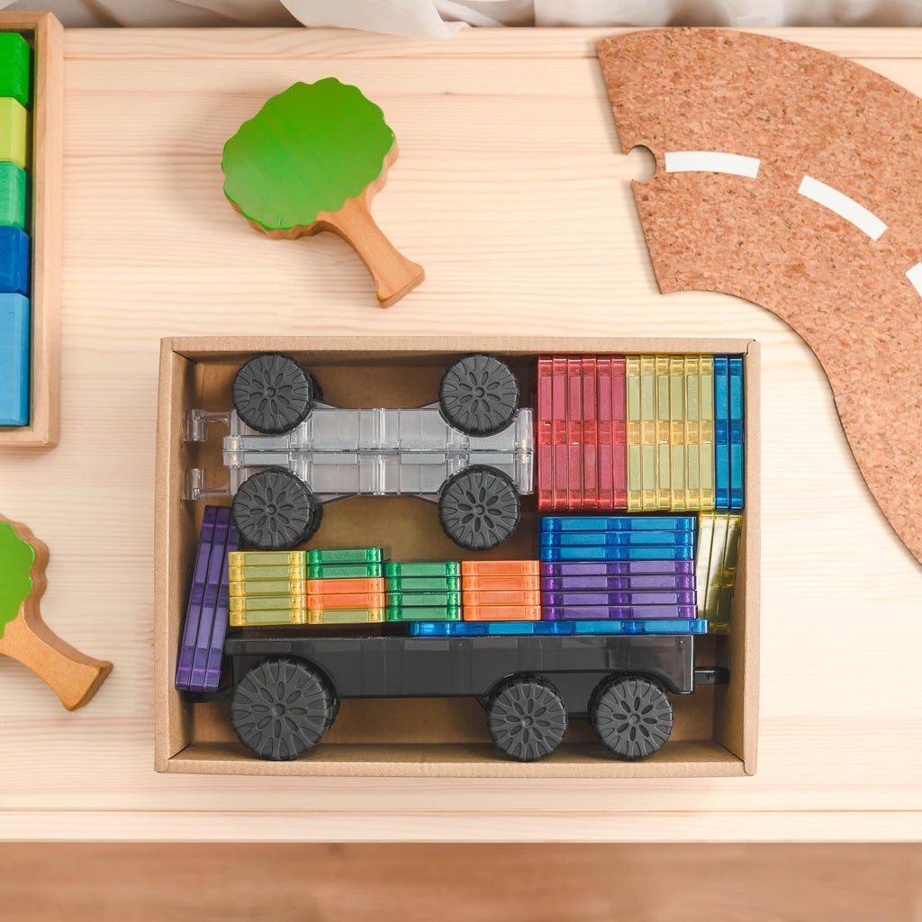 Rainbow Transport Pack - Connetix - 50pc - Brain Spice