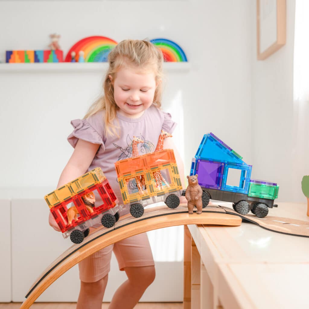 Rainbow Transport Pack - Connetix - 50pc - Brain Spice