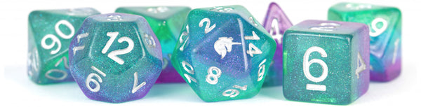 Aurora Unicorn 7-Dice Set