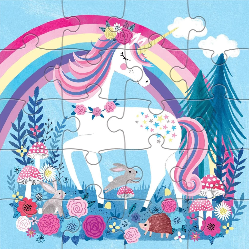 Magnetic Unicorn Puzzle - Two 20pc Puzzles - Brain Spice