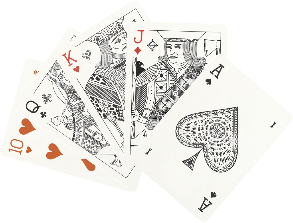 Misc. Goods Co. Playing Cards - Ivory - Brain Spice