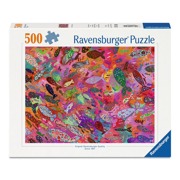 Fish in Fuchsia - Jigsaw 500pc - Brain Spice