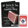 Stripper Bicycle Deck with Tips and Tricks DVD Blue
