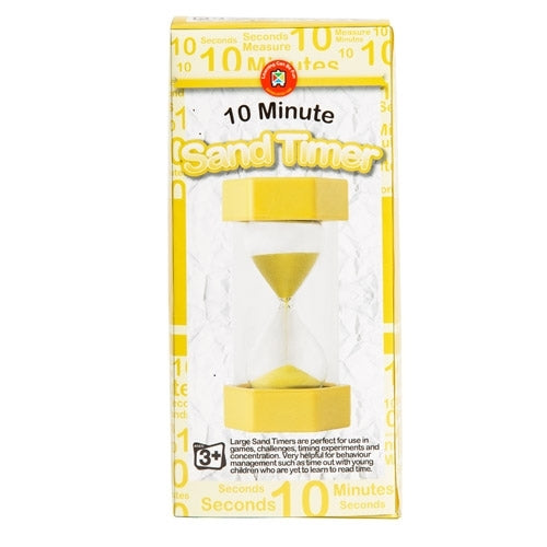 10 Minute Sand Timer - Large - Brain Spice