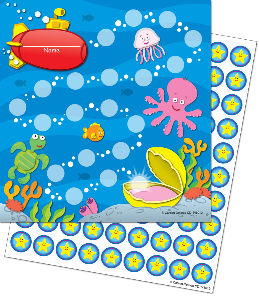 Sea Life - Mini Incentive Pad with Stickers