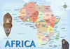 Australia, Africa, South America - Map Chart Pack