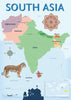 Asia - People and Places - Map Chart Pack