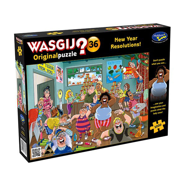36 New Year Resolutions - Wasgij - 1000pc - Brain Spice